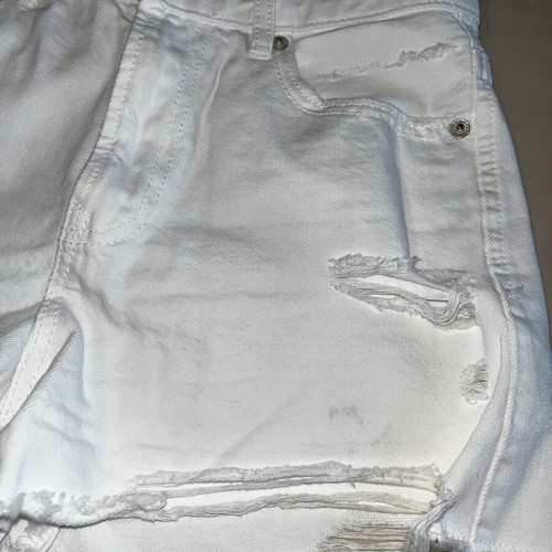 White Stradivarius shorts used, size S