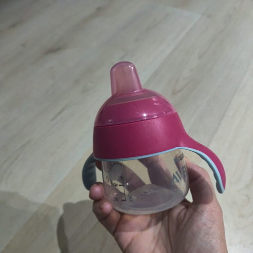 Avent Cup-Bottle Used With Spout & Handles Pink 200ml