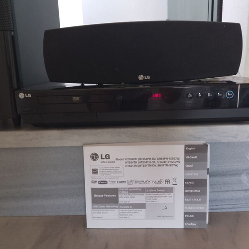 LG DVD Home Cinema σαν καινούργιο με Dolby Surround και οπτική ίνα