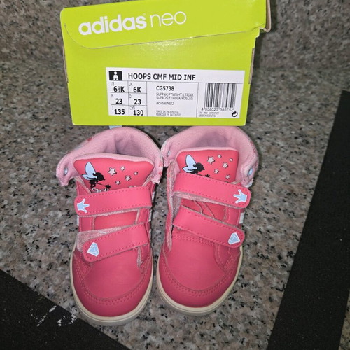 Adidas sports shoes used, size 23, pink