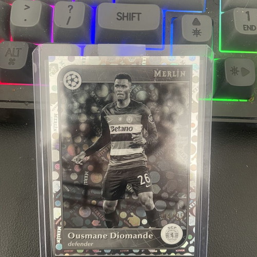 Ousmane Diomande Topps Merlin numbered card 04/35