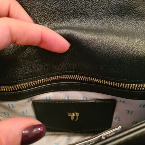 Trussardi Jeans bag like new, black with gold details