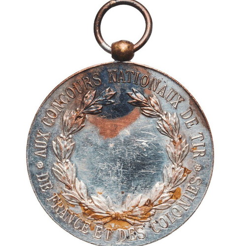Medal used National Shooting Competitions France bronze 33.72g