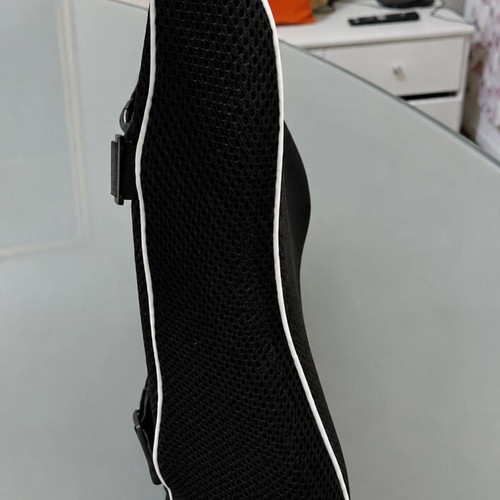 Ergonomic Memory Foam Lumbar Pillow with Adjustable Straps and Zipper Cover new