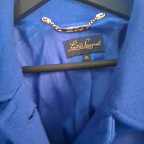 Luisa Spagnoli wool coat like new, royal blue, size M