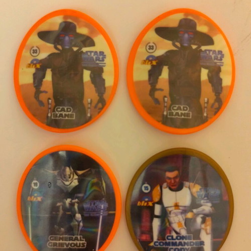 Star Wars vintage collectible tags set of 18 used