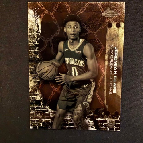 Jeremiah Fears 2025-26 Topps Chrome X Cactus Jack #67 RC Pelicans card new