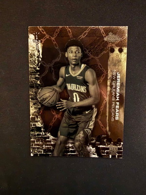 Jeremiah Fears 2025-26 Topps Chrome X Cactus Jack #67 RC Pelicans card new