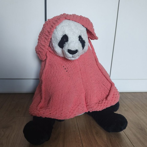 Handmade knitted children's capes, 3-7 years, 2 pieces