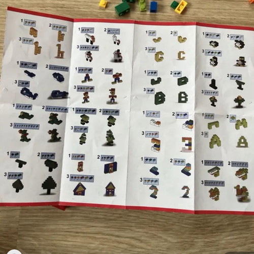 Mini building blocks compatible with mini lego, 500 pcs, new