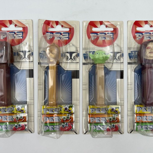 Star Wars PEZ Dispensers Set of 4 New, Sealed in Original Packaging