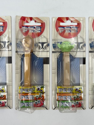 Star Wars PEZ Dispensers Set of 4 New, Sealed in Original Packaging