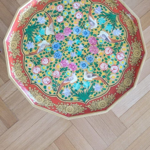 Wooden side tables handmade and handpainted, new