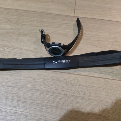 Sigma PC 15 heart rate monitor with chest strap