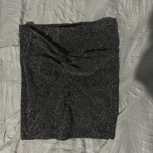 Skirt used gray with rhinestones by Calliope, size XS