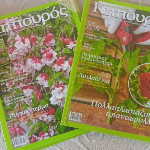 Erasitechnis Kipouros magazine collection, issues 2-26 excluding 15