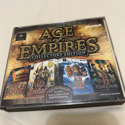 Age of Empires Collectors Edition old collectible used