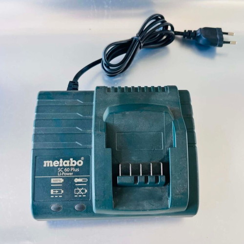 Metabo SC 60 Plus Li-Power Battery Charger used, 10.8V - 18V
