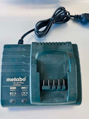 Metabo SC 60 Plus Li-Power φορτιστής μπαταριών μεταχειρισμένος, 10.8V - 18V