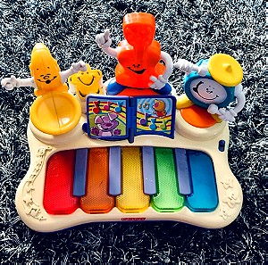ΒΡΕΦΙΚΟ ΠΙΑΝΑΚΙ Fisher Price Little Superstar Jamming Band Light Up Music Playing Toy Piano