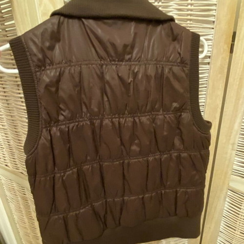 Raxevsky Sleeveless Jacket like new, Medium, brown, with pockets