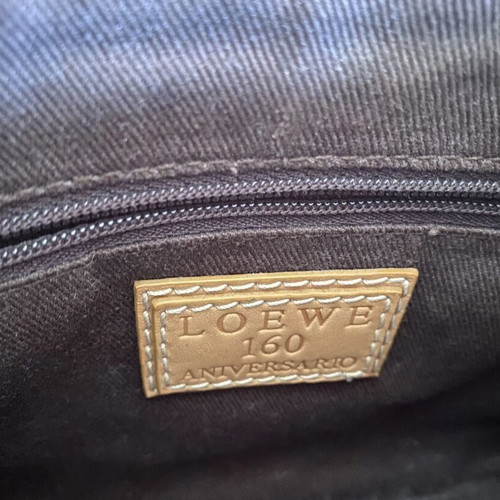 Loewe Puzzle Fold Pouch shoulder bag like new, beige leather