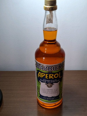 Barbieri Aperol used, 1950s, 11%, 100cl