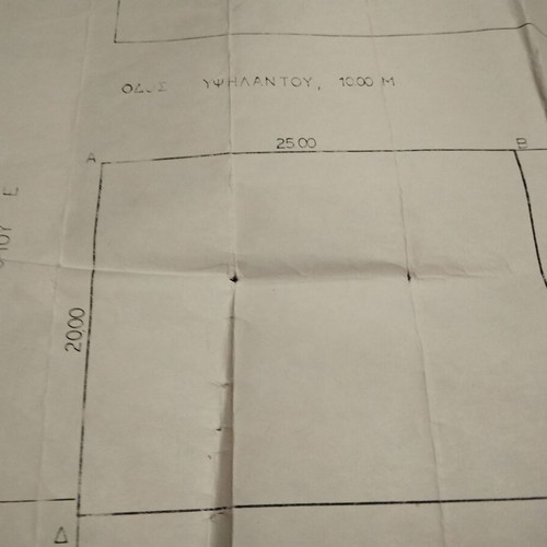 Land 500 m² in Halki Larisa settlement with water, buildable