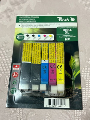 Peach H364 XL multipack 5 σφραγισμένα μελάνια για εκτυπωτές HP