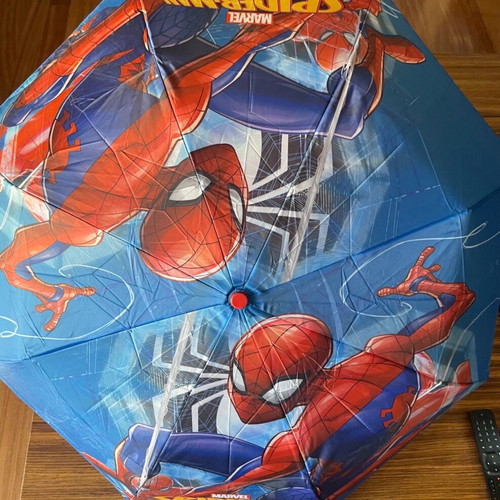 Marvel Spiderman umbrella like new, blue