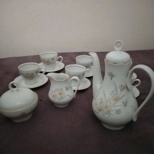 Espresso set for 6 people porcelain Germany like new