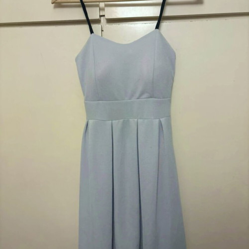 Pastel Blue Dress with Heart Neckline like new, size M