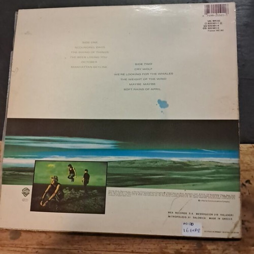A-Ha Scoundrel Days vinyl record, good condition