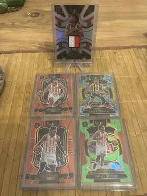 Euroleague Panini Mix with Numbered Patch Premier Level Cards like new
