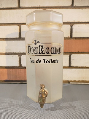 Vintage μπουκάλι αρώματος DiaRoma Eau de Toilette μεταχειρισμένο με μεταλλικό βρυσάκι