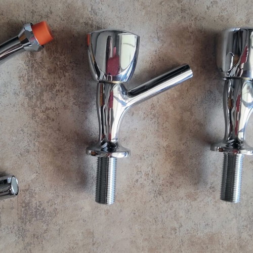 Inox taps, set of three