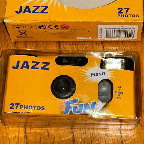 Vintage Kodak Ultra and Jazz Fun Flash Disposable Cameras, new