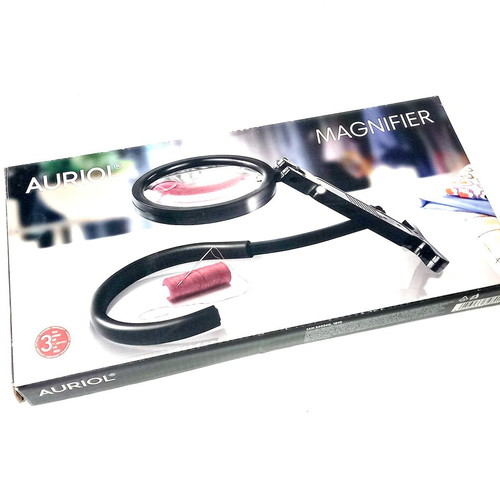 Auriol Universal Magnifier with Hands-Free Design and Dual Lenses