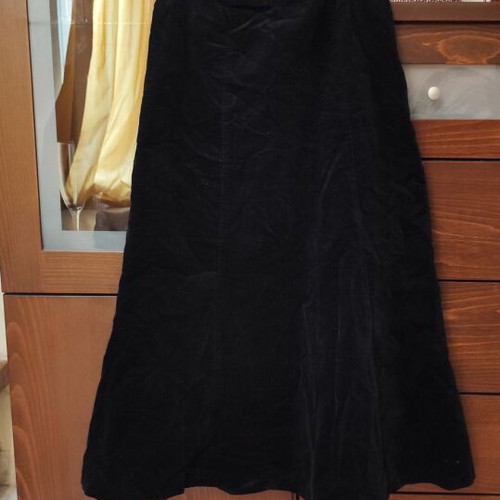 Laura Ashley cotton black skirt used, size XS