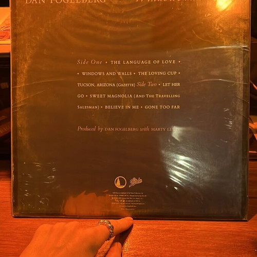 Windows and Walls vinyl used, Dan Fogelberg 1984