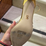 Steve Madden Ravaged women's high heel shoes like new, gold