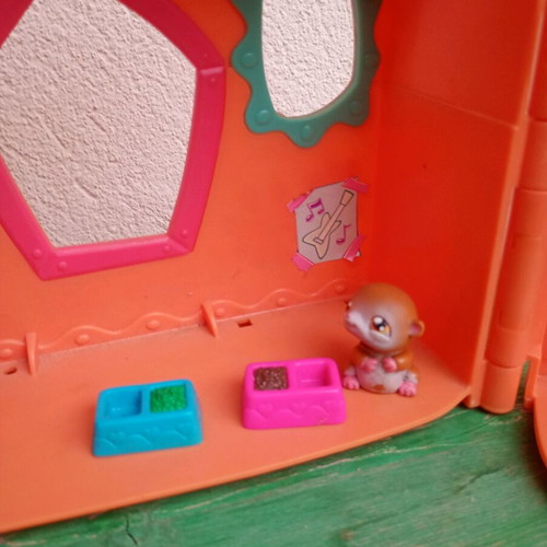 LPS Littlest Pet Shop 2007 Orange Club House Treehouse Playset