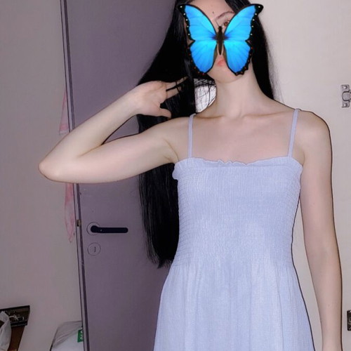 Ethereal Romantic Midi Light Blue Dress New, Size XS/34