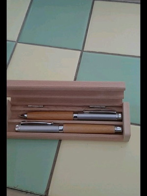 Handmade beech wood set of 2 pieces, new