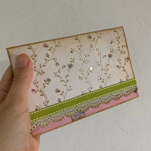 Handmade opening card new with scrapbooking