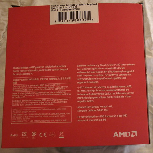 AMD Ryzen Cooler and Fan new for Socket AM4/AM5