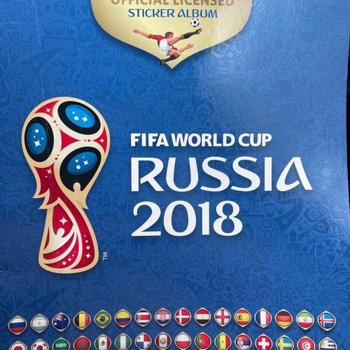 Panini FIFA World Cup Russia 2018 Sticker Album used