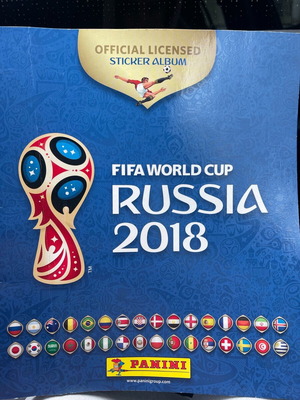 Άλμπουμ αυτοκόλλητων Panini FIFA World Cup Russia 2018 μεταχειρισμένο