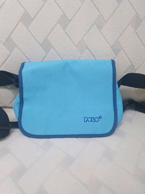 Polo sports bag blue with 2 compartments