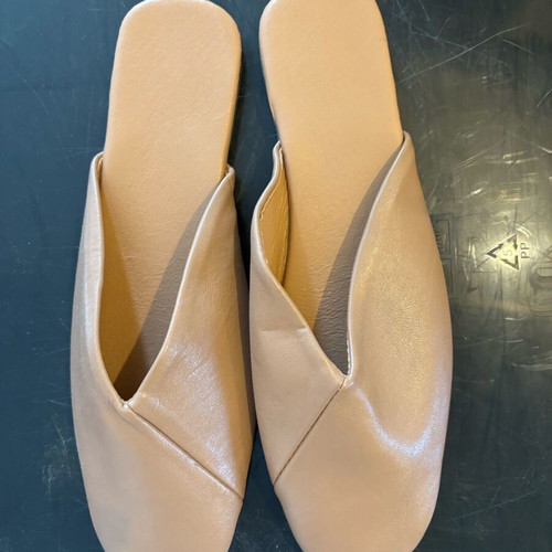 Flat mules nude size 40 new